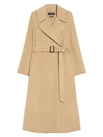 Manu Wool Belted Trench Coat