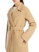 Manu Wool Belted Trench Coat