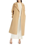 Manu Wool Belted Trench Coat