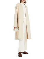 Eris Tie-Waist Wool Coat