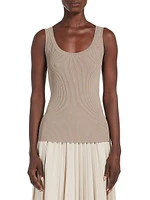 Siro Scoopneck Sleeveless Top