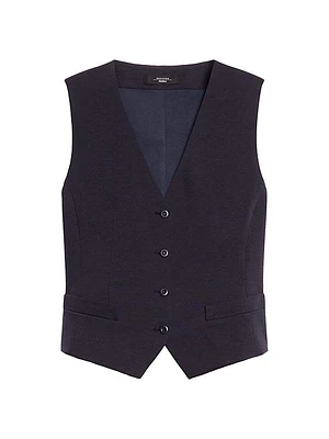 Aria Cotton-Blend Vest