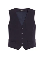 Aria Cotton-Blend Vest