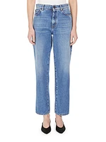 Loris High-Rise Straight-Leg Jeans