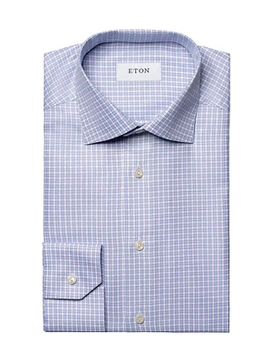 Slim-Fit Check Twill Shirt