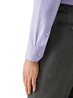 Slim-Fit Semi-Solid Twill Shirt