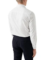 Slim-Fit Melange Twill Shirt