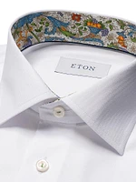 Floral Contemporary-Fit Twill Button-Front Shirt