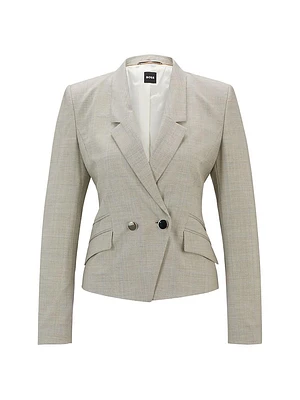 Regular-Fit Jacket Virgin Wool