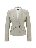 Regular-Fit Jacket Virgin Wool