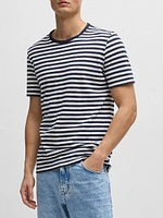 Horizontal-Stripe T-Shirt