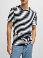 Horizontal-Stripe T-Shirt