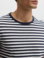 Horizontal-Stripe T-Shirt