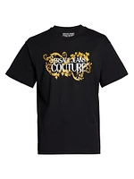 Baroque Logo Cotton T-Shirt