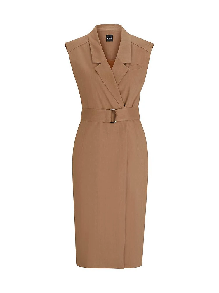 Belted Wrap Dress