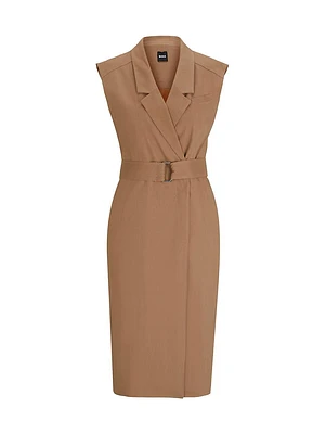 Belted Wrap Dress