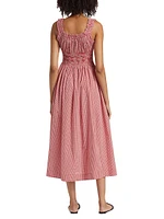 Emmaretta Gingham Cotton Maxi Dress