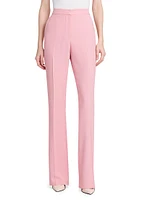 Crepe Straight-Leg Trousers