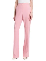 Crepe Straight-Leg Trousers