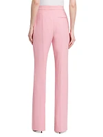 Crepe Straight-Leg Trousers