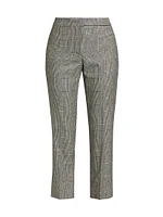 Prince Of Wales Wool Trousers