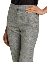 Prince Of Wales Wool Trousers