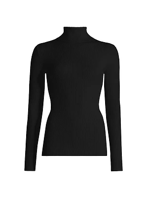 Matte Turtleneck Top