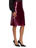 Este Sequined Midi-Skirt