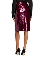Este Sequined Midi-Skirt