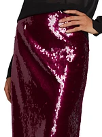 Este Sequined Midi-Skirt