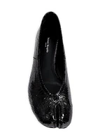 Tabi Leather Ballerina Flats