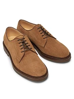 Suede Lace-Up Derbys