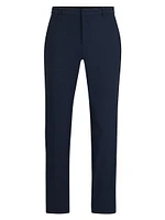 Slim-Fit Trousers Micro-Patterned Performance-Stretch Jersey