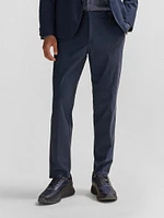 Slim-Fit Trousers Micro-Patterned Performance-Stretch Jersey