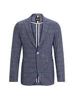 Slim-Fit Micro-Patterned Jacket