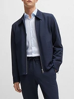 Slim-Fit Shirt Performance-Stretch Material