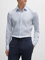 Slim-Fit Shirt Performance-Stretch Material