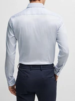 Slim-Fit Shirt Performance-Stretch Material