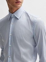 Slim-Fit Shirt Performance-Stretch Material