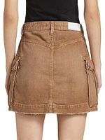 Cotton Cargo Miniskirt