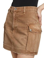 Cotton Cargo Miniskirt