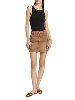 Cotton Cargo Miniskirt