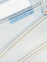 Mid-Rise Stretch Wide-Leg Jeans