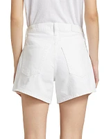 Mid-Rise Denim Boy Shorts