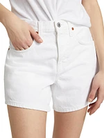 Mid-Rise Denim Boy Shorts