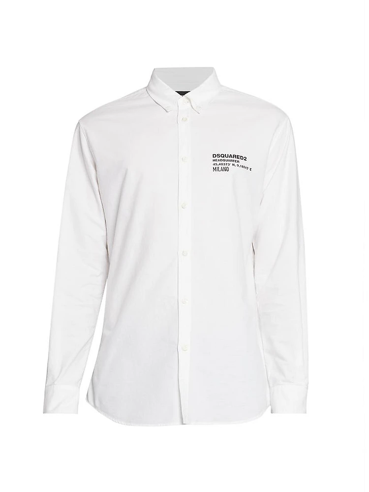 D2 Headquarter Button-Down Shirt