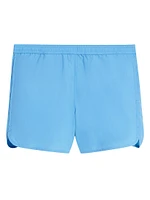 Track Crinkle Swim Trunks