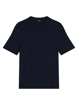 Damian Ribbed Crewneck T-Shirt