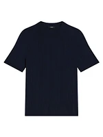 Damian Ribbed Crewneck T-Shirt