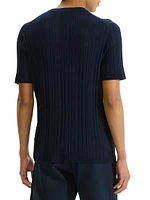 Damian Ribbed Crewneck T-Shirt